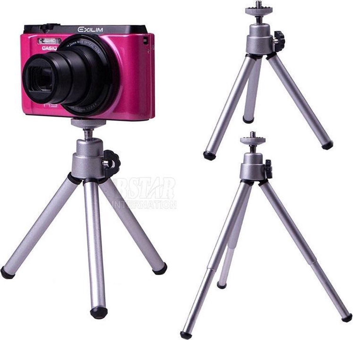 Tripod Statief Mount- Action Camera GoPro Smartphone / iPhone  4/4S/5/5S/6/SE/6S/7 Plus | bol.com