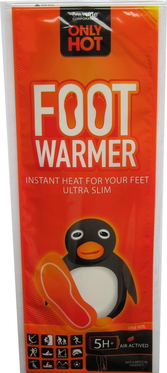 THE HEAT COMPANY voetwarmer - 5 paar - EXTRA WARM - zelfklevend - voetenwarmer - 8 uur warme voeten - klaar voor gebruik - lucht geactiveerd - puur