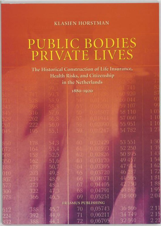 Cover van het boek 'Public bodies, private lives' van K. Horstman