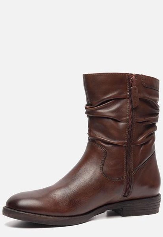 Tamaris platte laars - Dames - Maat: 41 - Cognac | bol.com