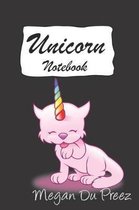 Unicorn Notebook: Unicorns and Rainbow Fantasy Cute Unicorn Notebook