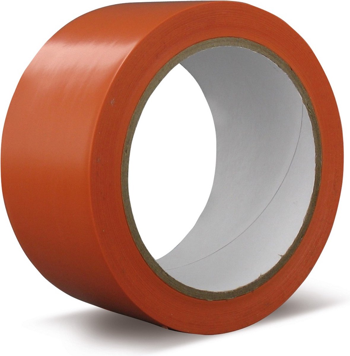 Maskingtape Soft PVC (S) oranje 50 mm rol 33 m1