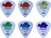 Dunlop plectrum Tortex The Wedge standard pick SET 0.50mm-1.14mm 6-pack