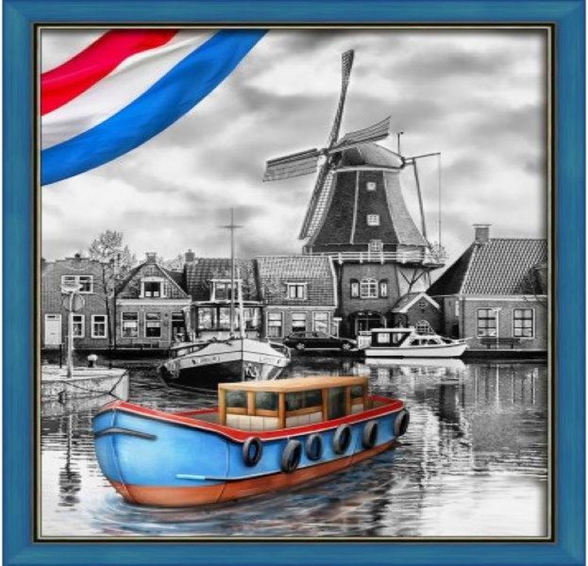 Diamond Painting Dutch River 30x40 cm Artibalta