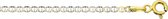 Glow 204.5013.19 armband  witgoud 19cm