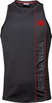 Gorilla Wear Branson Tank Top - Zwart/Rood - 2XL