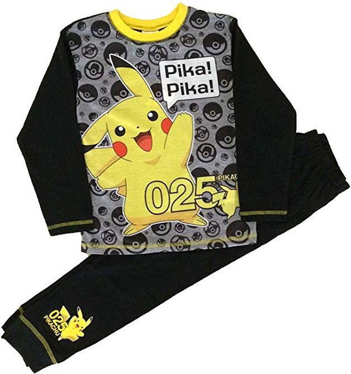 Pokemon pyjama jongens 134/140- Pika | bol.com