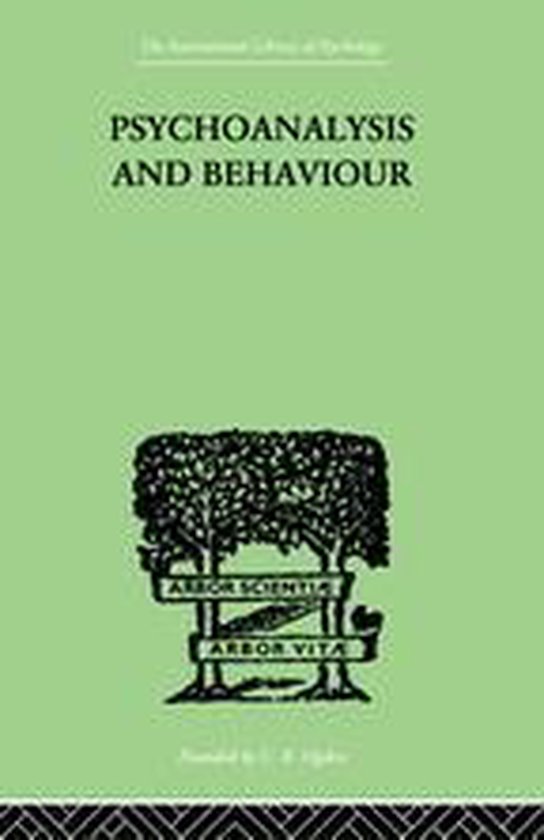 Psychoanalysis And Behaviour - cover