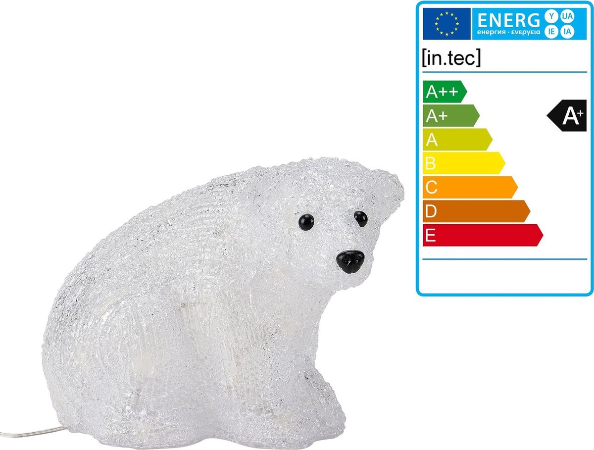 [in.tec]® LED Ijsbeer kerstverlichting figuur