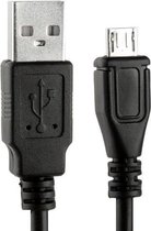 Captec GoPro USB Kabel - Universele Micro USB naar USB-kabel. Lengte 120 cm.