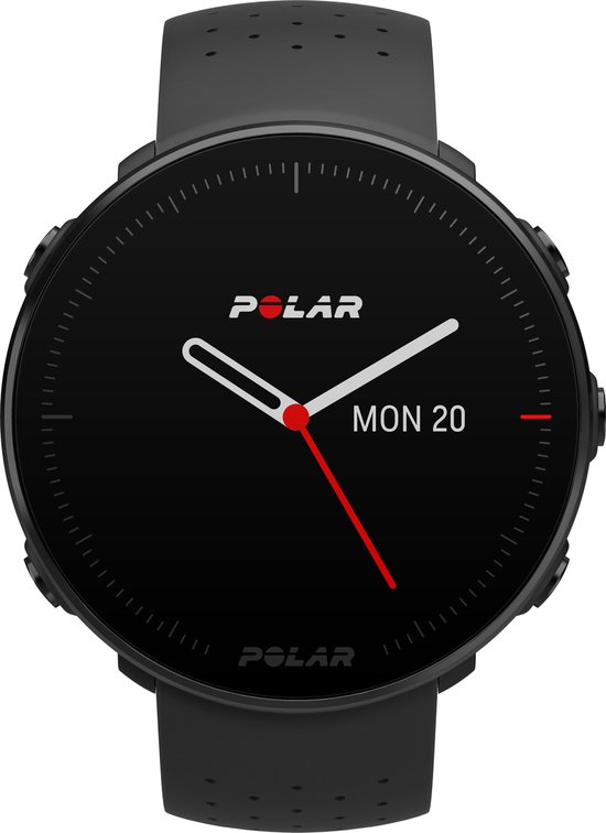 Polar Vantage M - Multisport horloge - 46 mm - M/L bandje - Zwart