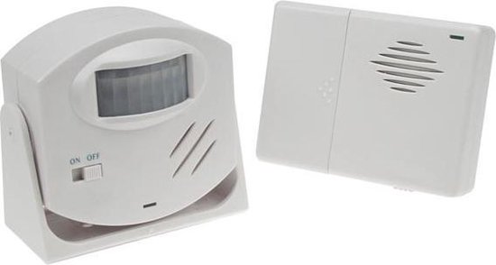 Velleman HAM25 alarm/deurbel draadloos met PIR bewegingssensor | bol.com