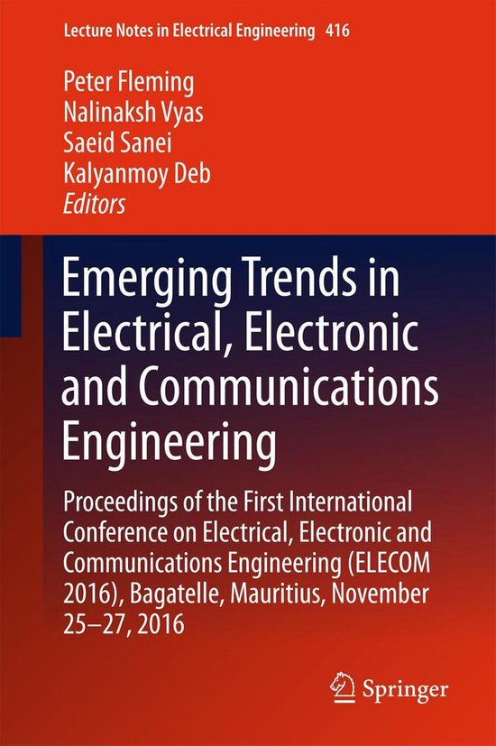 Lecture Notes in Electrical Engineering 416 - Emerging Trend ... - cover