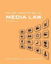 Major Principles of Media Law, 2013 Edition