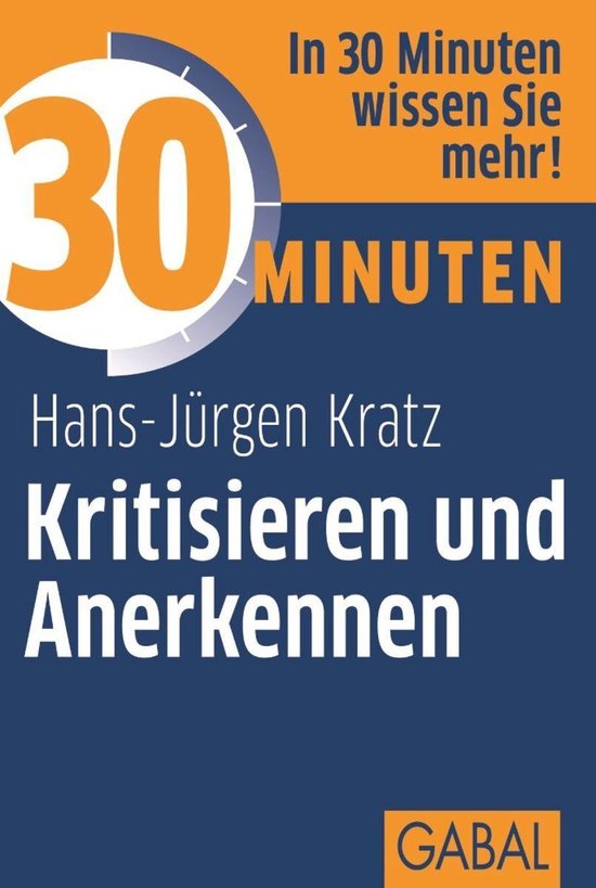 30 Minuten - 30 Minuten Kritisieren und Anerkennen - cover