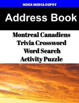 Address Book Montreal Canadiens Trivia Crossword & WordSearch Activity Puzzle
