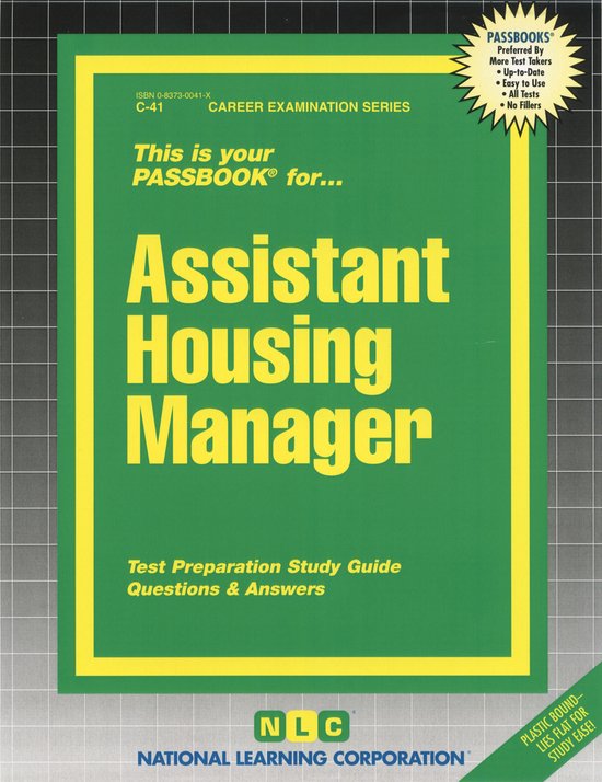Career Examination Series Assistant Housing Manager (ebook), National