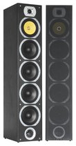 Hifi speakers - Fenton SHFT57B vloerstaande luidsprekers - 600W - 4-weg - Set van 2