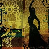 Arabische Schilderij Oriental Belly dancer