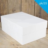 FunCakes Taartdoos Blanco 40x30x15cm pk/25