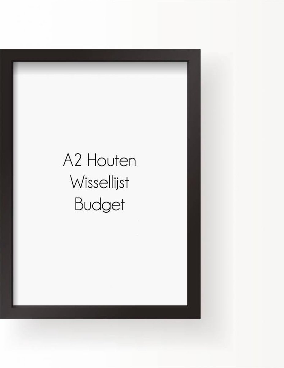 teksten Subjectief ik heb dorst DesignClaud A2 Frame Budget - Wissellijst - Zwart A2 Frame Zwart | bol.com