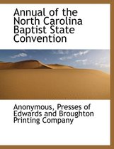 Annual of the North Carolina Baptist State Convention