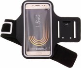 Zwart Sportarmband Samsung Galaxy J7 (2017) - Zwart / Black