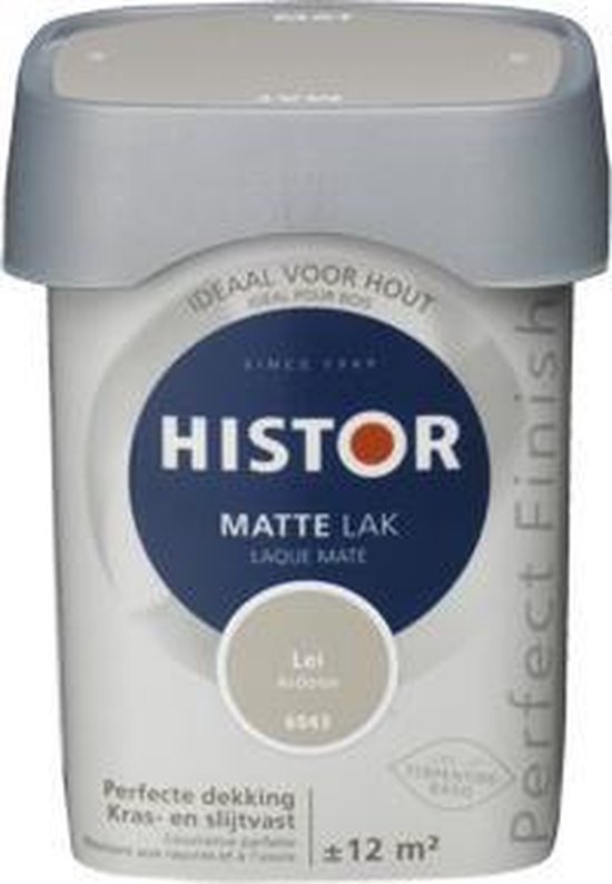 Histor Perfect Finish Lak Mat 0,75 liter - Lei | bol.com