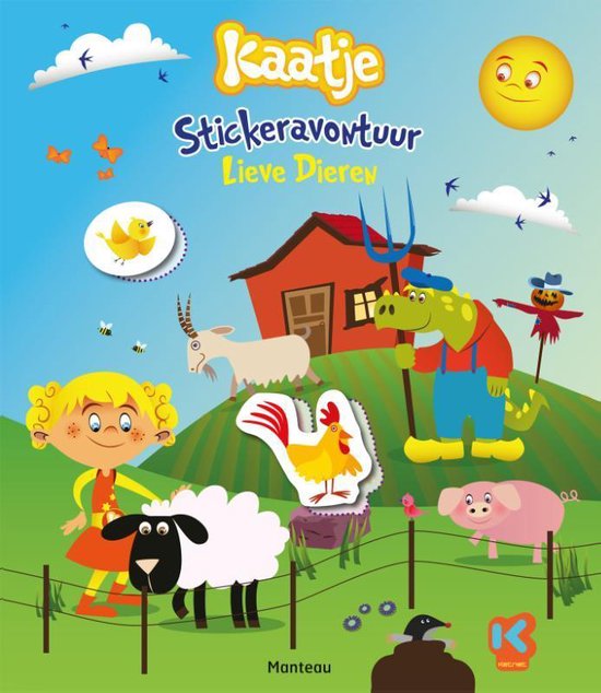 Cover van het boek 'Stickeravontuur lieve dieren'
