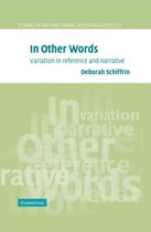 Studies in Interactional SociolinguisticsSeries Number 21- In Other Words