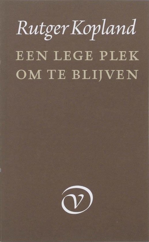 Cover van het boek 'Een lege plek om te blijven' van Rutger Kopland