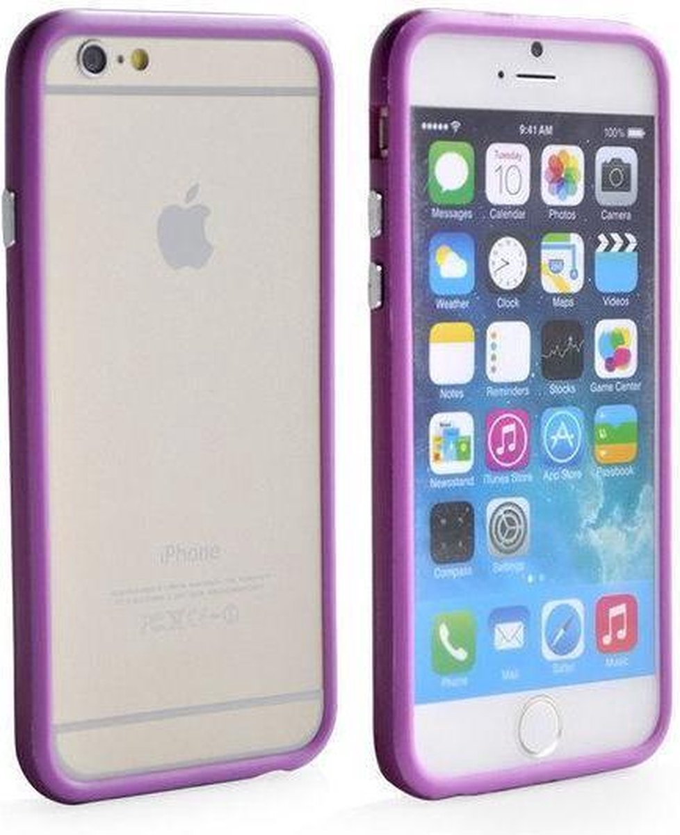 Bumper TPU Case voor Geschikt voor: iPhone 6 paars