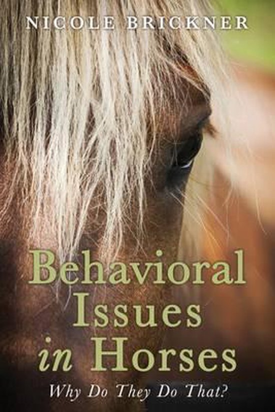 Behavioral Issues in Horses - cover