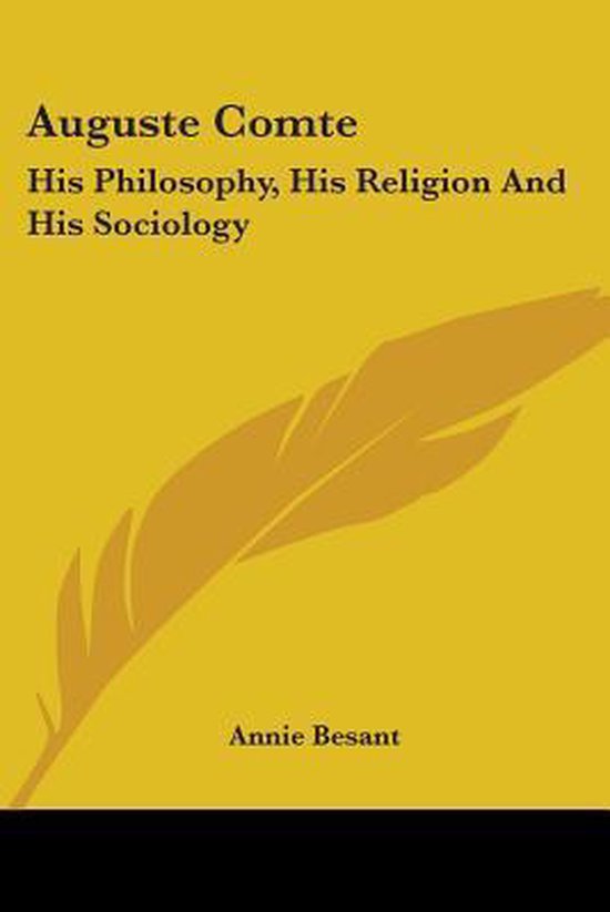 Auguste Comte - cover