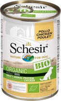Schesir Hond Bio Blik Paté 400 g - Hondenvoer - Kip