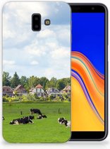 Geschikt voor Samsung Galaxy J6 Plus (2018) Uniek TPU Hoesje Koeien