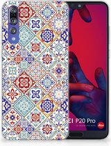 Huawei P20 Pro Uniek TPU Hoesje Tiles Color