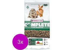 Versele-Laga Complete Cuni Sensitive - Konijnenvoer - 3 x 1.75 kg
