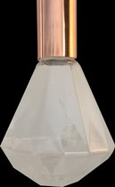 Mica Decorations - Pandora lamp input E14 - output E27 bal transparant - d12,5cm