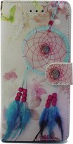 Samsung Galaxy S10 Plus Hoesje met Print - Portemonnee Book Case - Kaarthouder & Magneetlipje - Dromenvanger