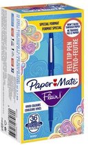Paper Mate - Fineliner Flair - blauw 0.7mm - valuepack 36 stuks