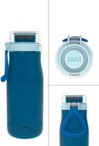 Zak Designs Fjord I-lock Waterfles - 500ml - Blauw