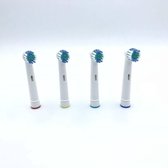 4-pack opzetborstels voor Oral-B / Braun - Precision Clean