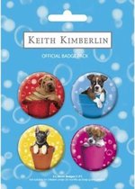 Keith Kimberlin Buttons - Dogs official Badge Pack
