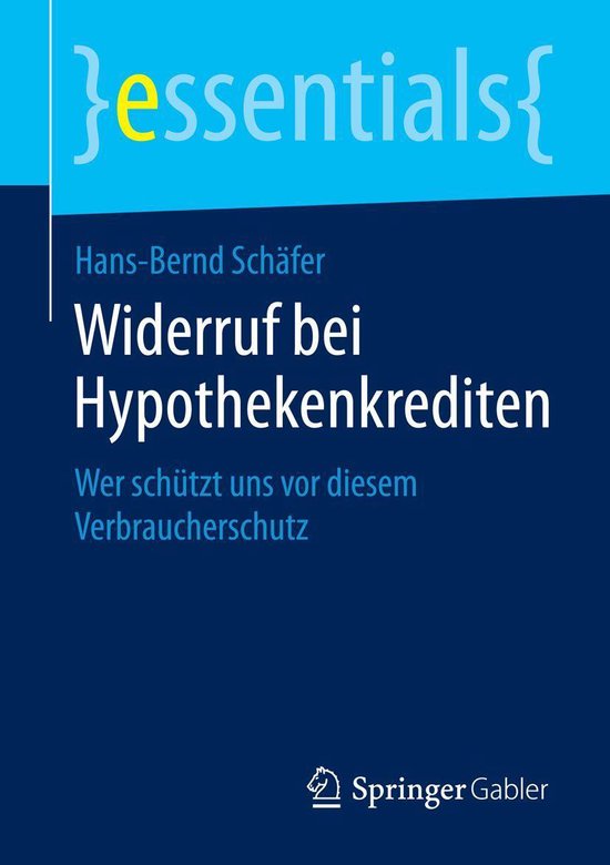 essentials - Widerruf bei Hypothekenkrediten - cover