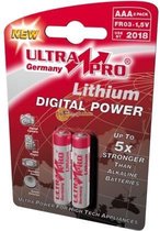 Ultra Pro FR03 Lithium (AAA) Batterijen 2 stuks