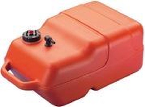 Réservoir Carburant Hulk 22 Litres Avec Indicateur Niveau - Essence Orange Pour Bateau Pêche