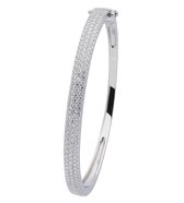 Silver Lining - Zilveren bangle - Dames - Zilver - 19 cm