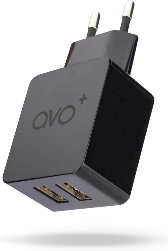 Geleidbaarheid Speel eenzaam AVO+ oplaadblok 3.4A Dual USB - Zwart | bol.com