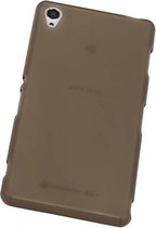 Sony Xperia E4g - TPU Hoesje Transparant Grijs - Back Case Bumper Hoes Cover